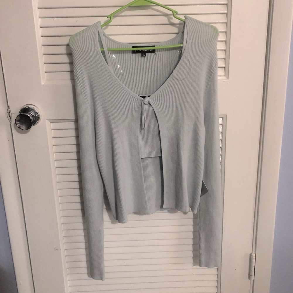 Sweet&Sinful Two-piece Cardigan Cropped